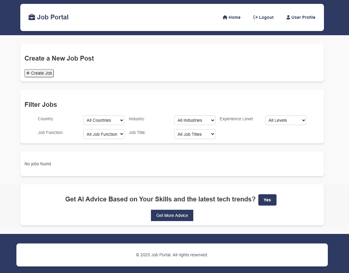 AI Job Portal